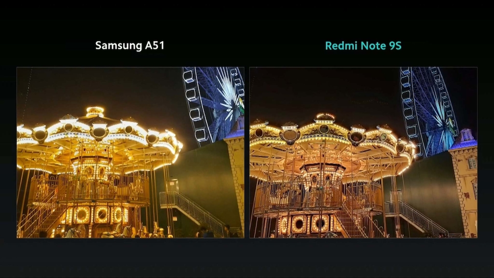 Kamera Xiaomi Redmi Note 9S vs. Samsung Galaxy A51