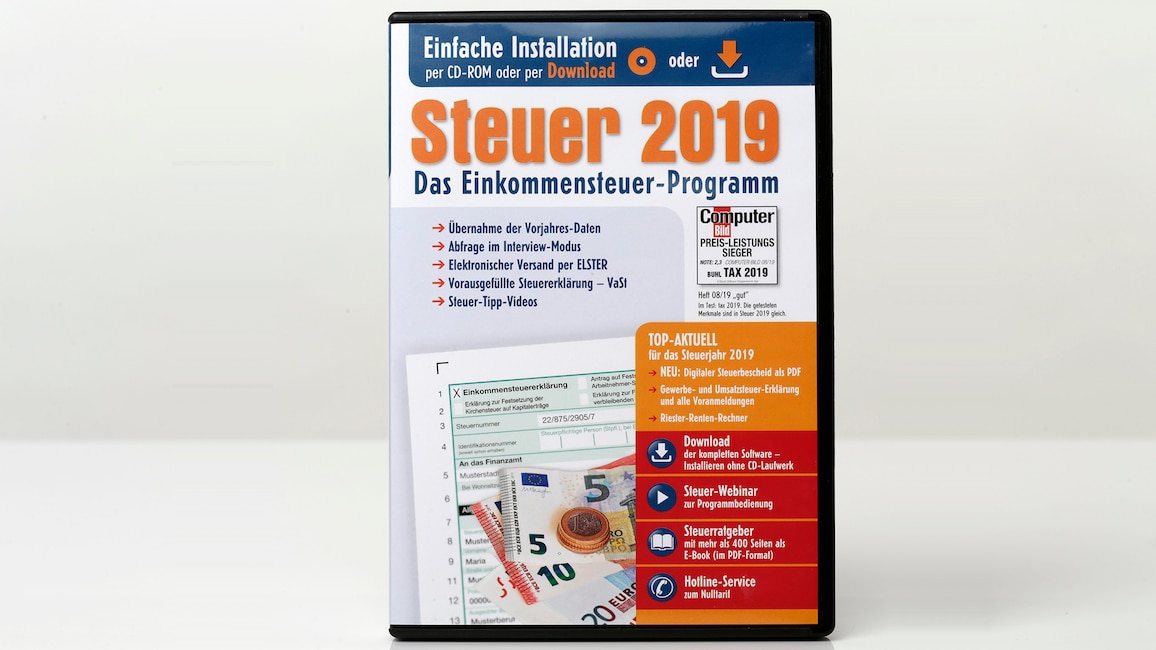 Wann Kommt Die Aldi Steuer Cd 2020 Steuererklärung 2020: Steuerprogramme für 2019 im Test - COMPUTER BILD