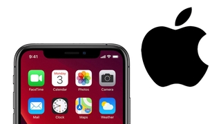 iPhone mit Apple-Logo