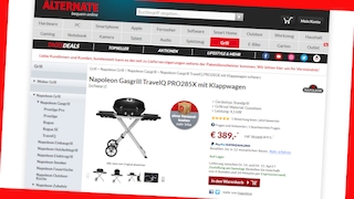 Alternate-Aktion: Napoleon Grills online günstiger