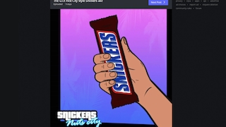 Snickers-Werbung