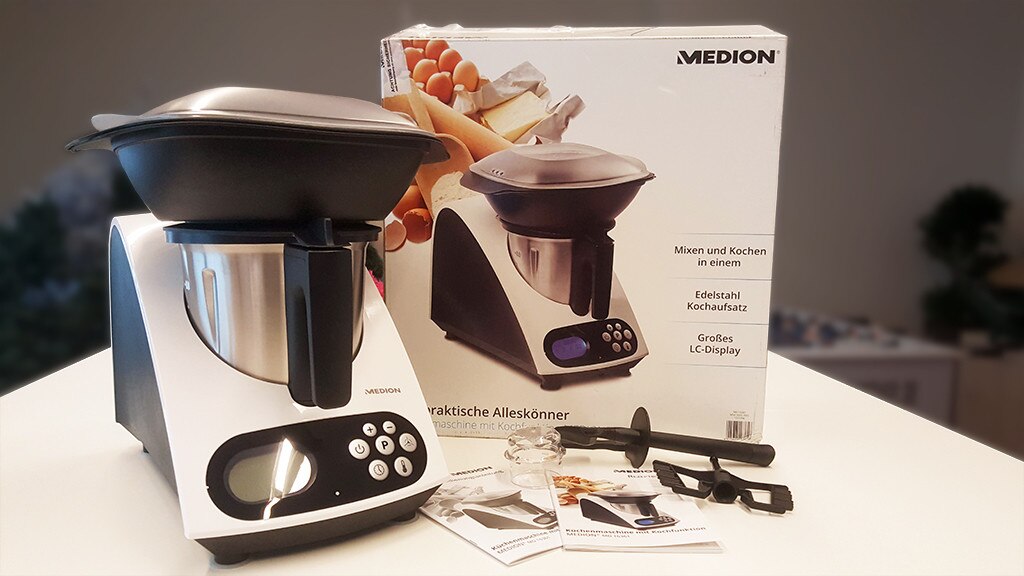 Medion-Küchenmaschine mit Kochfunktion (MD 16361)