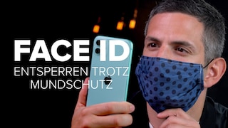 Apple Face ID: Entsperren trotz Mundschutz