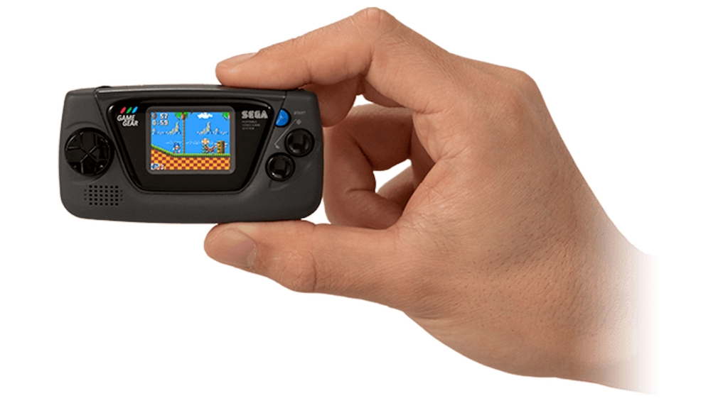 Game Gear Micro Sega präsentiert MiniHandheld COMPUTER BILD