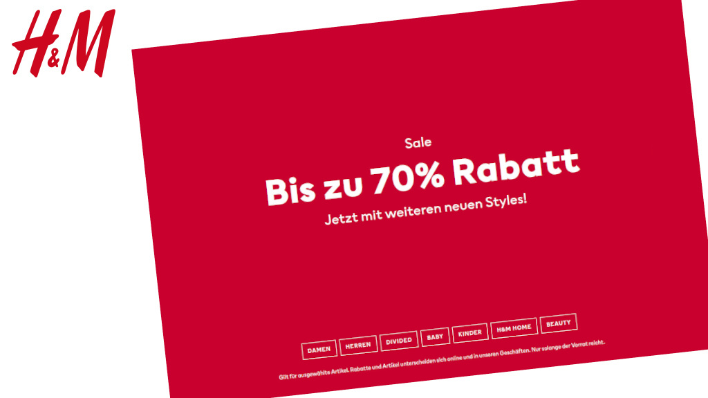 H&M: Online-Sale mit bis zu 70 Prozent Preisnachlass! - COMPUTER BILD