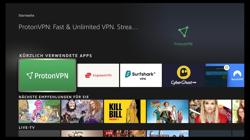 Fire TV: VPN-Apps