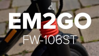 EM2GO FW106-ST: E-Scooter mit Tausch-Akku für 500 Euro!
