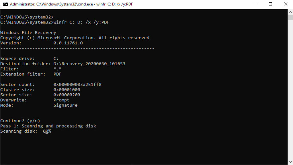 Windows File Recovery