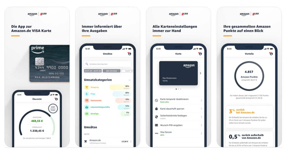 Amazon Visa Card: iOS-App zur Kreditkarte ist da - COMPUTER BILD
