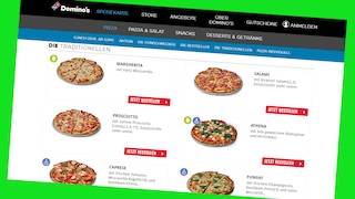 Domino's: Online-Rabatt beim Pizza-Lieferservice