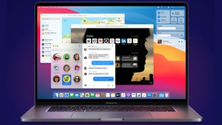 Apple macOS Big Sur auf einem Laptop