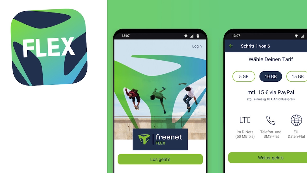 Freenet Flex funktioniert ausschließlich per App