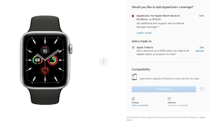 Apple Watch 5 ausverkauft