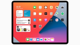 iPad Pro auf dem iPadOS 14 läuft