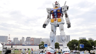 Der Gundam-Roboter
