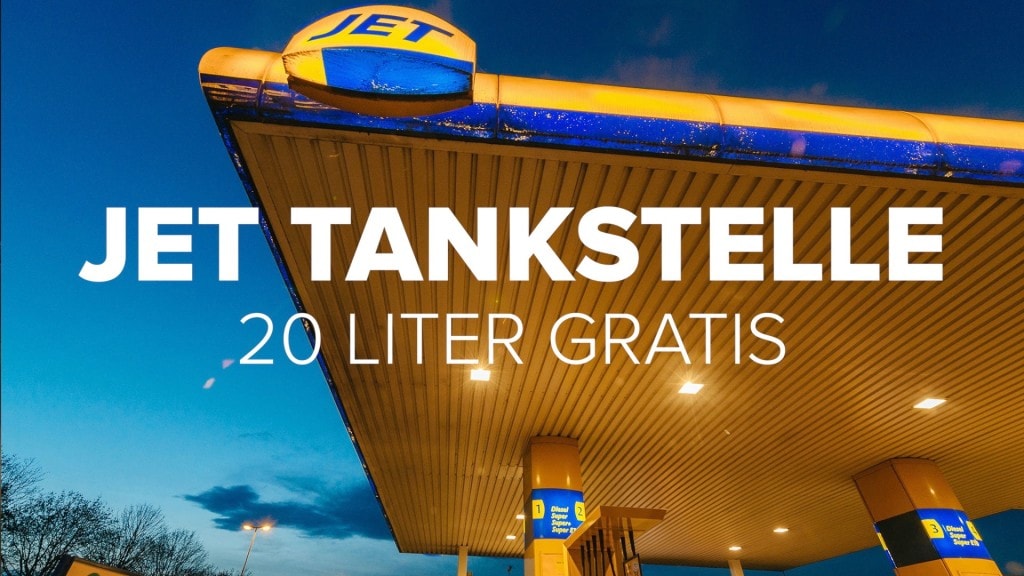 Jet Tankstelle Gratis tanken, 20 Liter noch bis 9. Oktober COMPUTER BILD
