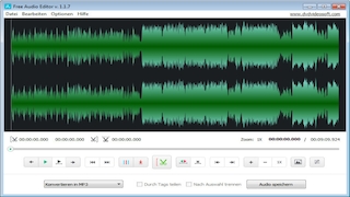 Screenshot aus Free Audio Editor