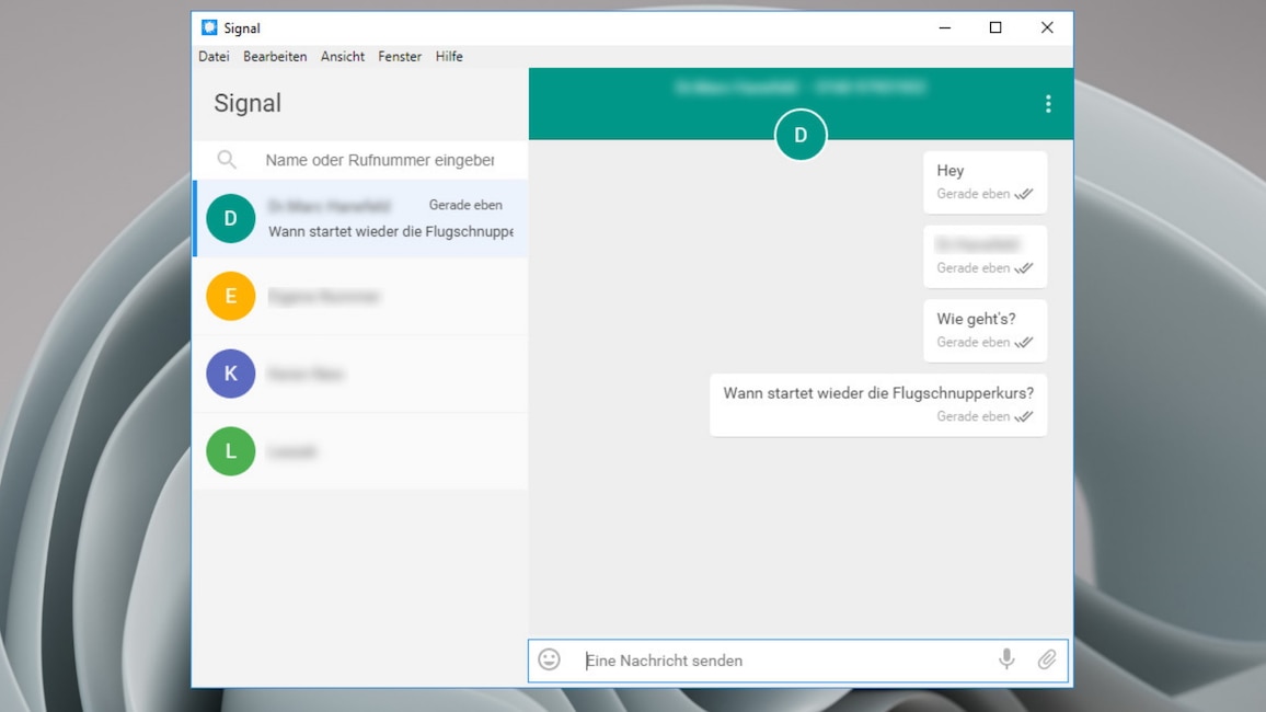 Signal Messenger für Windows: Am PC chatten
