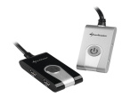 Sharkoon PC Jump Start: Computer-Startknopf auf dem Schreibtisch ...