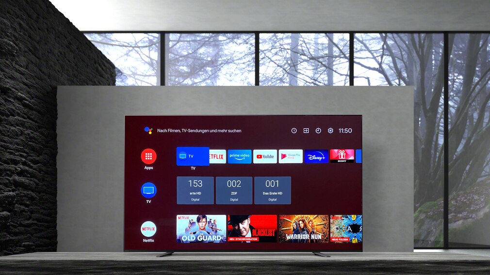 test oled fernseher sony kd 65a8 audio video foto bild
