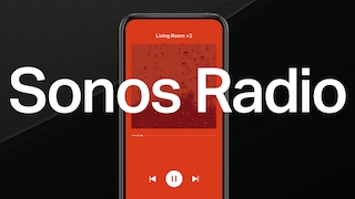 Sonos Radio HD, Handy mit App und Logo
