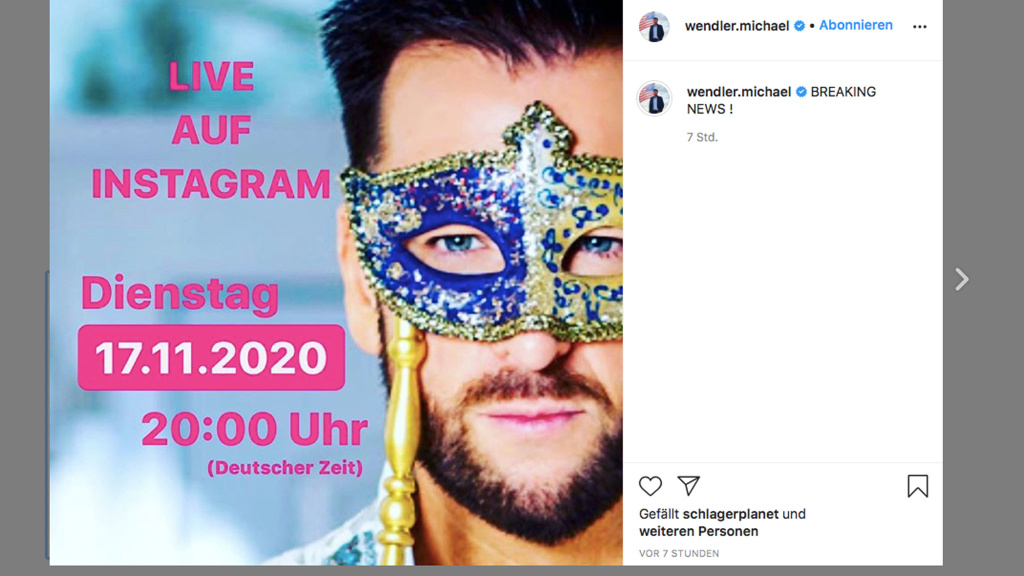 Michael Wendler: Peinliches Comeback auf Instagram - COMPUTER BILD
