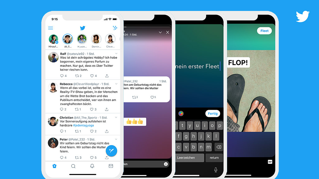 Twitter Fleets Bald Weltweit Twittern Computer Bild