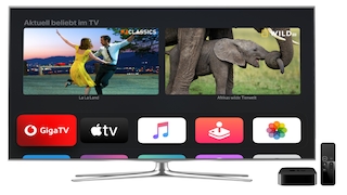 GigaTV Net auf Apple TV