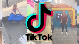 TikTok-Logo und Narco-Marketing-Clips