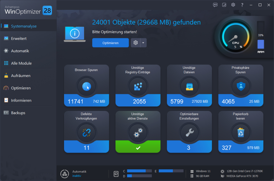 Ashampoo WinOptimizer 28