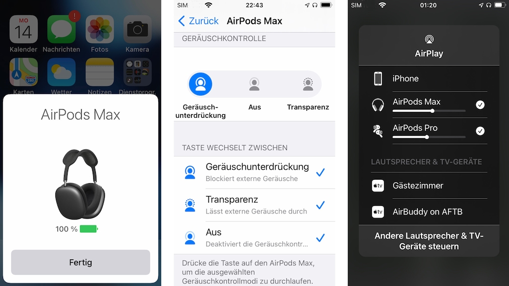 Apple AirPods Max im Test: Over-Ear für absolute Stille - COMPUTER BILD