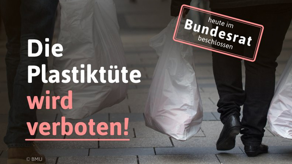 Plastiktütenverbot Bundesrat bestätigt Gesetzesänderung COMPUTER BILD