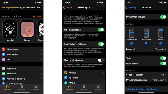 WhatsApp auf der Apple Watch nutzen – so geht es!