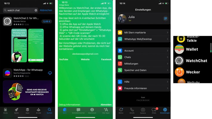 vibration apple watch einstellen whatsapp WHATSAPP AUF APPLE WATCH // Deutsch // Tutorial#3 // HD