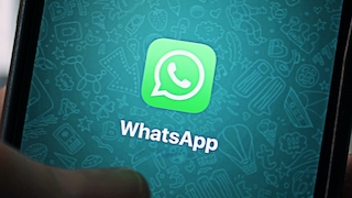 WhatsApp auf einem Smartphone