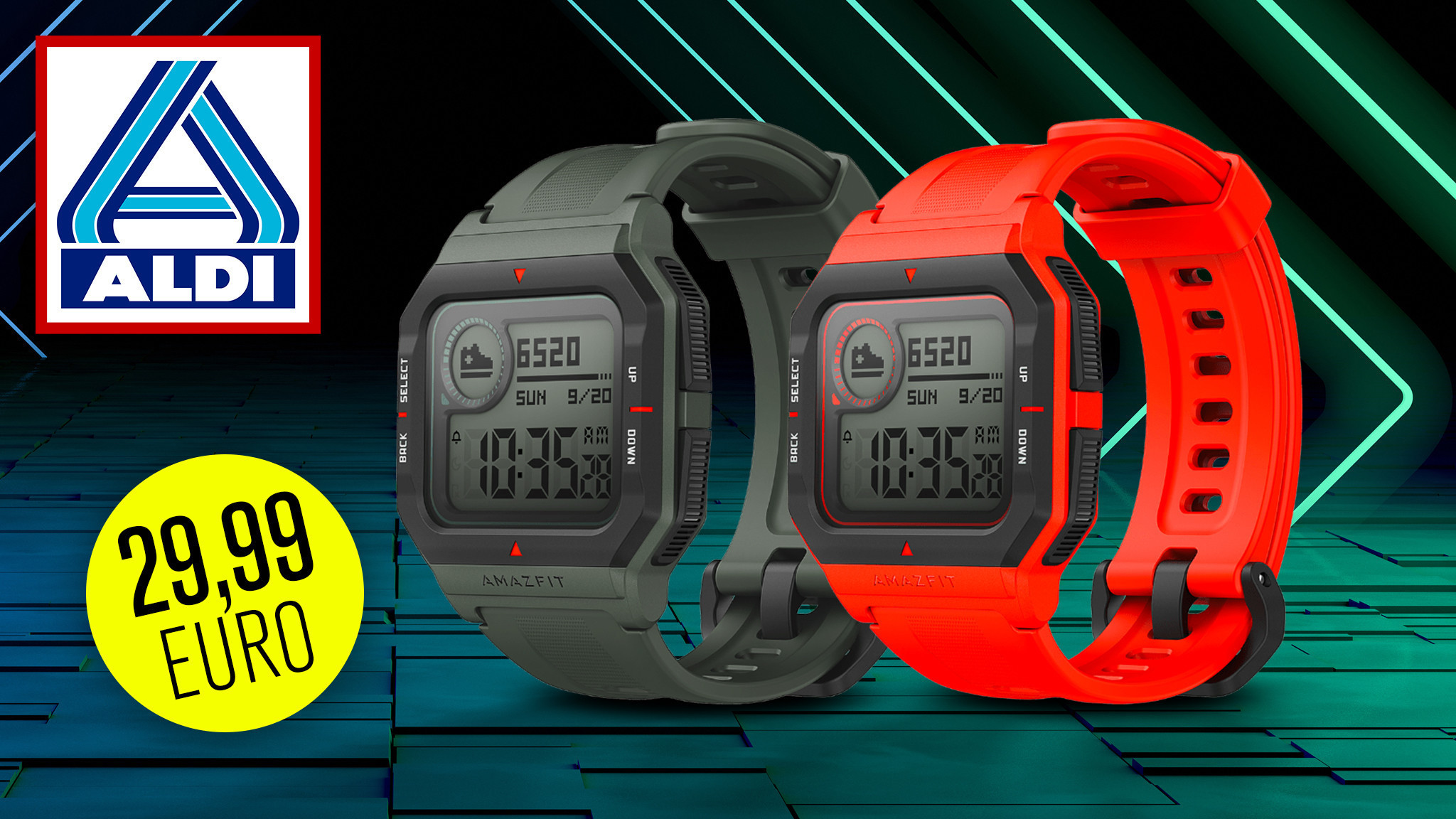 Amazfit Neo: Aldi Nord discounts retro fitness trackers ...