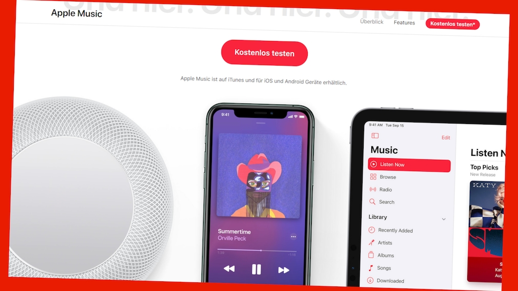 Apple Music Kostenloses Probeabo für drei Monate COMPUTER BILD