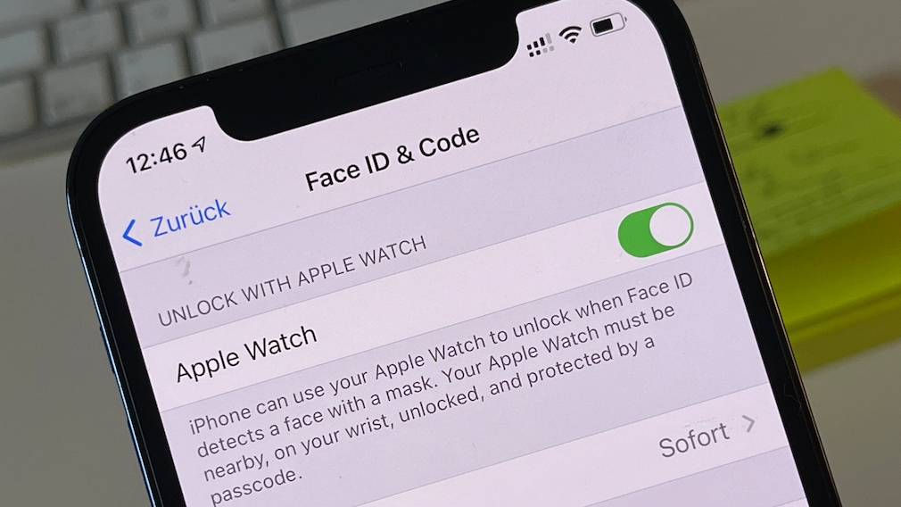 iOS 14.5 Entsperren per Apple Watch