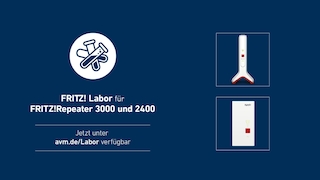 Fritz Labor für FritzRepeater 3000 und 2400