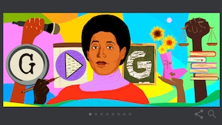 Google Doodle für für Audre Lorde