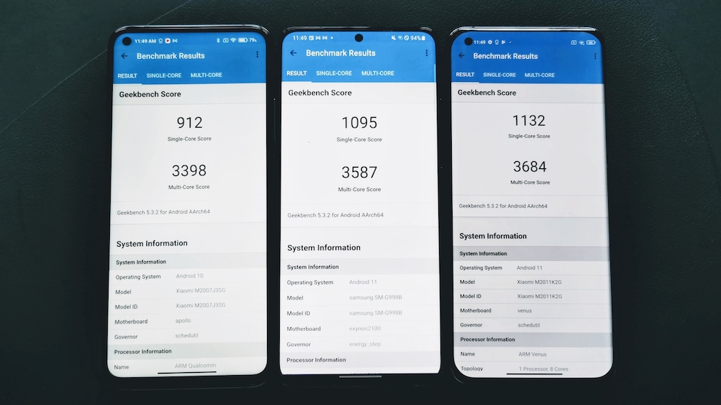 Xiaomi Mi 11 S 21 Antutu Samsung GALAXY S21 Ultra 5G 256GB (SM