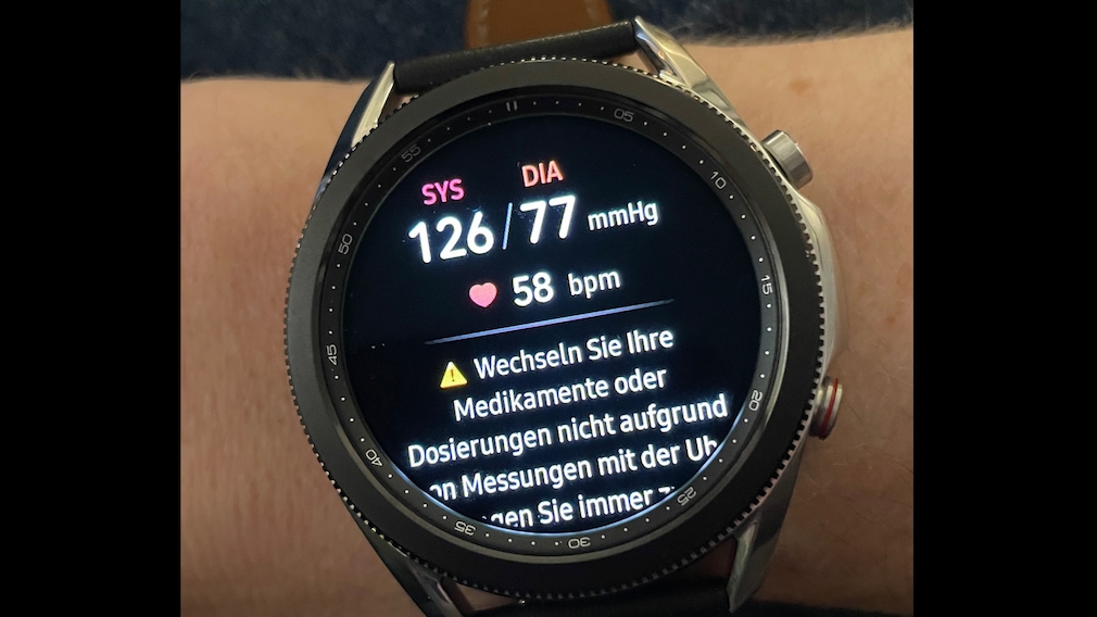 Galaxy Watch: Blutdruck messen - COMPUTER BILD