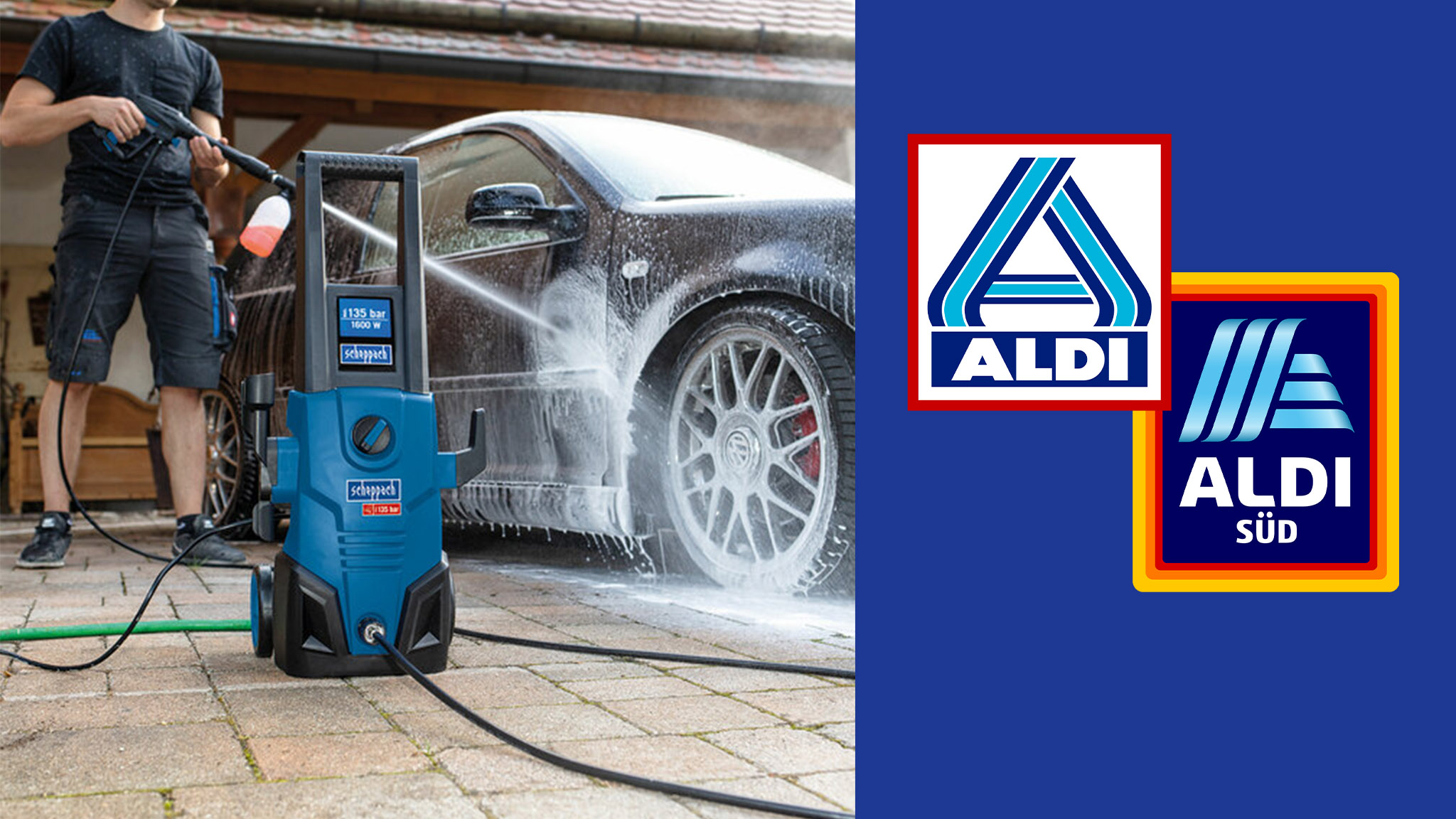 Hochdruckreiniger im AldiAngebot Scheppach zum schmalen Preis
