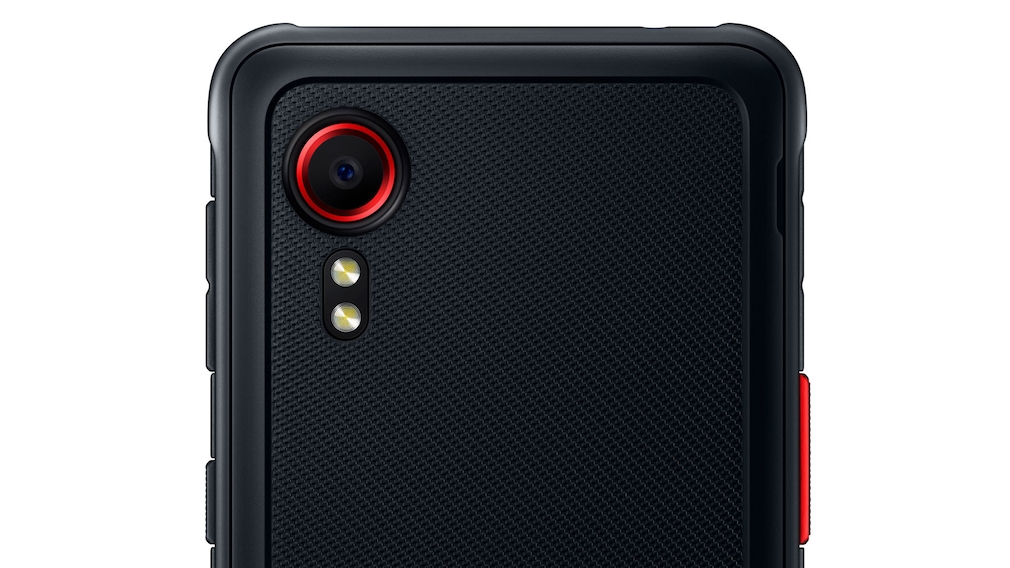 Die Kamera des Galaxy XCover 5 in der Nahaufnahme-