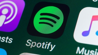 Die Spotify-App auf einem iPhone