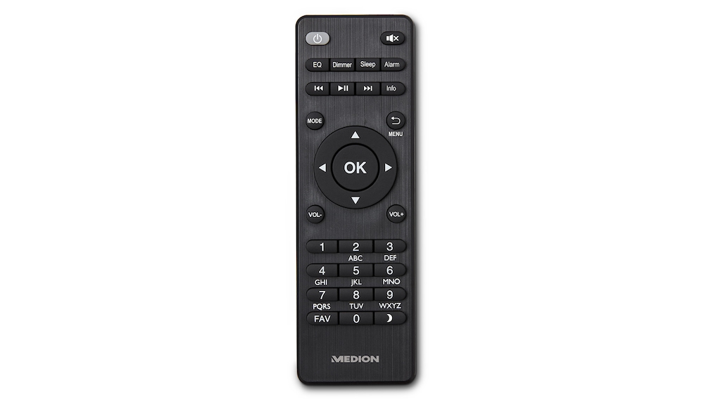 Medion P85700 in the practical test: remote control