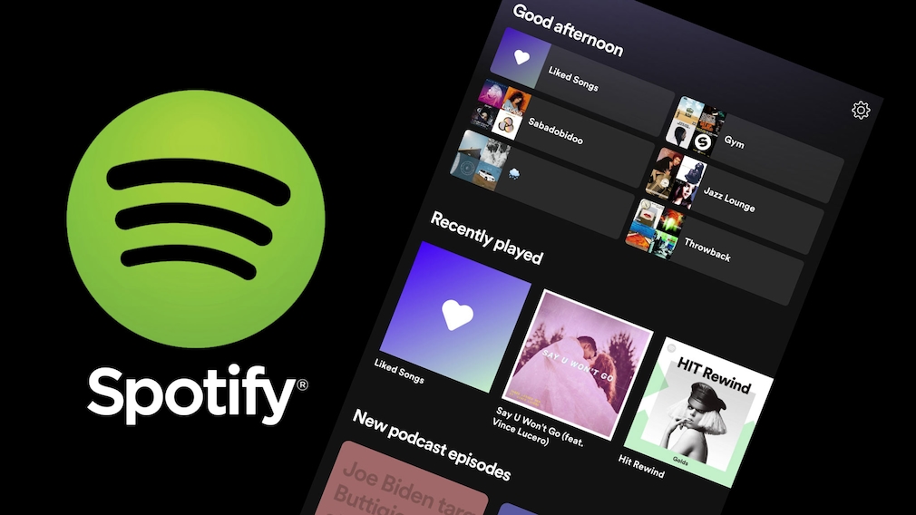 Spotify Startseite