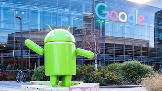Android Statue vor Google-Sitz