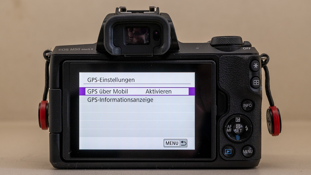 Canon EOS M50 Mark II GPS-Einstellungen