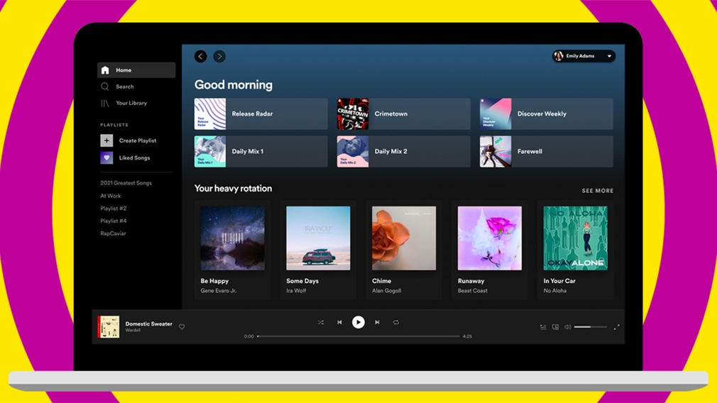 Desktop-Version von Spotify 